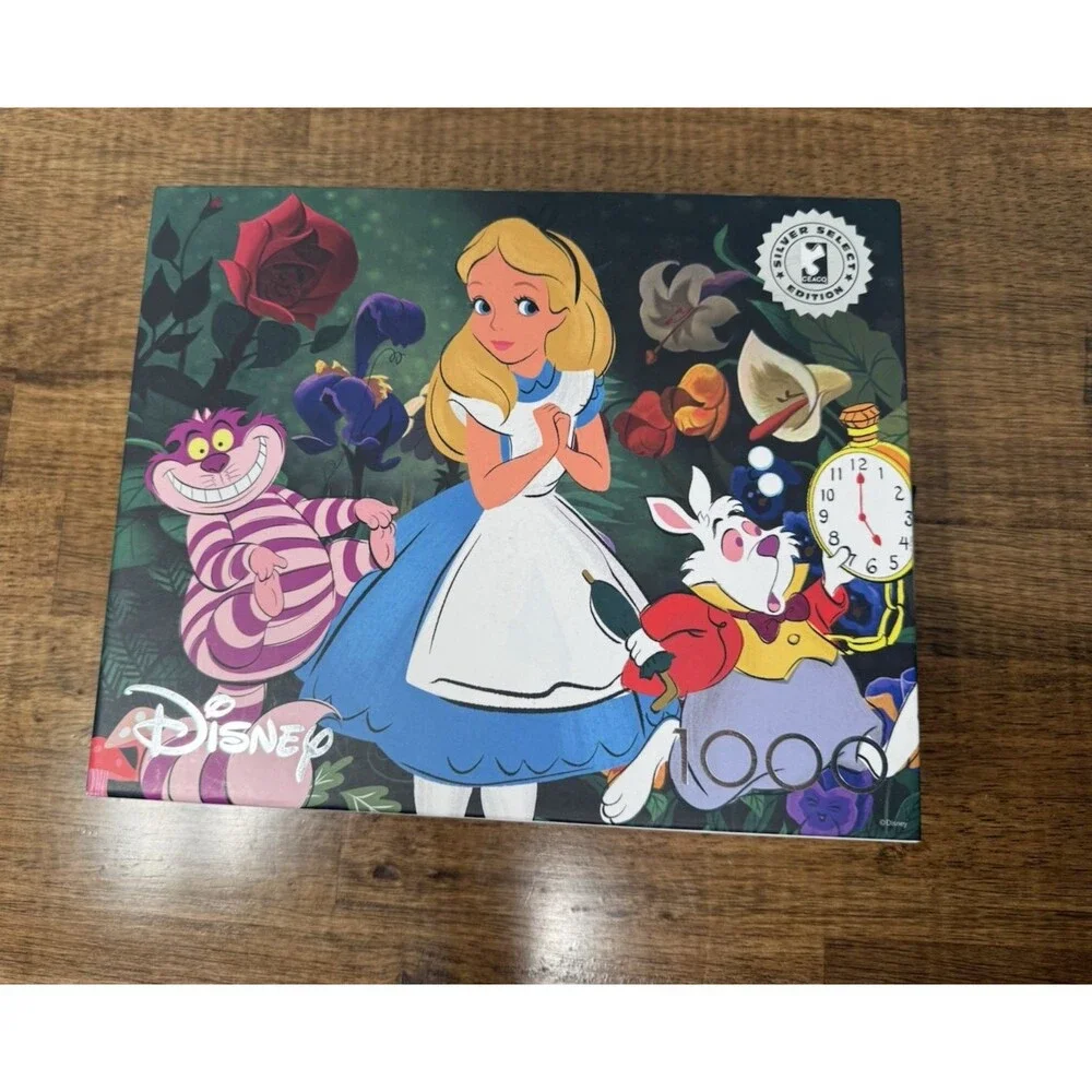 Ceaco Disney Alice in Wonderland 1000-Piece Interlocking Cardboard Puzzle 2024